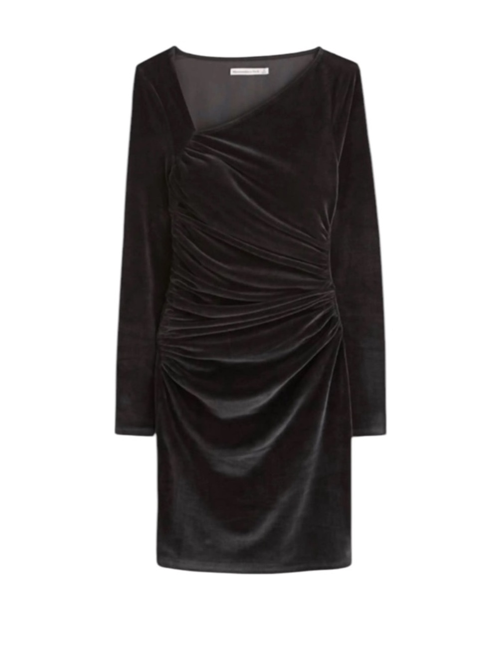 Abercrombie & Fitch Stretch Velvet Asymmetrical Dress